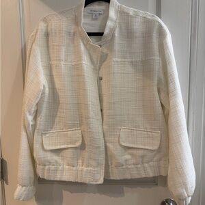 Liz Claiborne Textured Cream Blazer